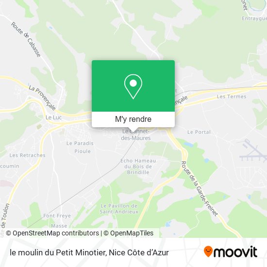 le moulin du Petit Minotier plan