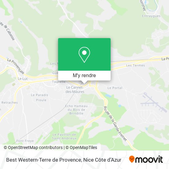 Best Western-Terre de Provence plan