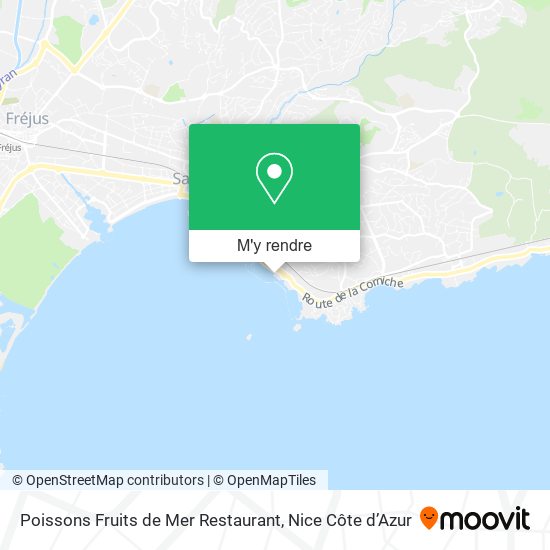Poissons Fruits de Mer Restaurant plan