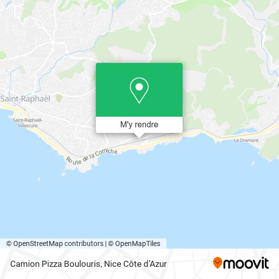 Camion Pizza Boulouris plan