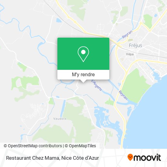 Restaurant Chez Mama plan