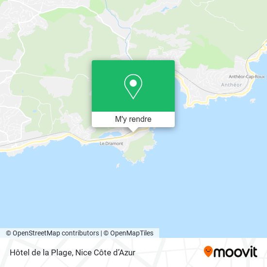 Hôtel de la Plage plan