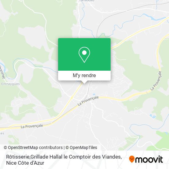 Rôtisserie,Grillade Hallal le Comptoir des Viandes plan