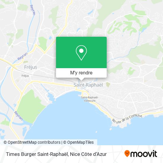 Times Burger Saint-Raphaël plan