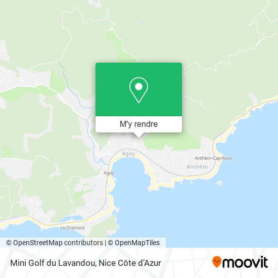 Mini Golf du Lavandou plan
