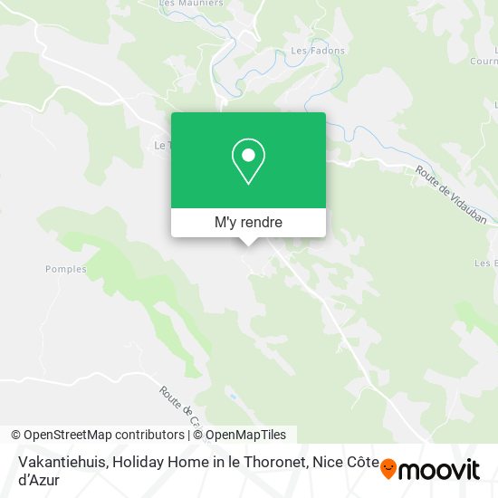 Vakantiehuis, Holiday Home in le Thoronet plan