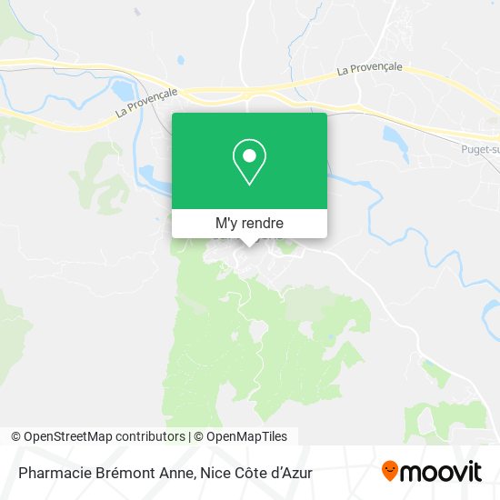 Pharmacie Brémont Anne plan