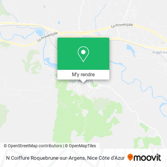 N Coiffure Roquebrune-sur-Argens plan