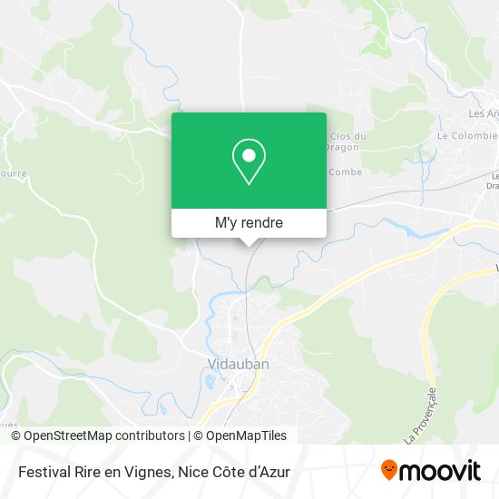 Festival Rire en Vignes plan