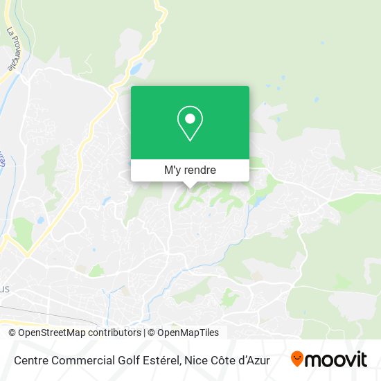 Centre Commercial Golf Estérel plan