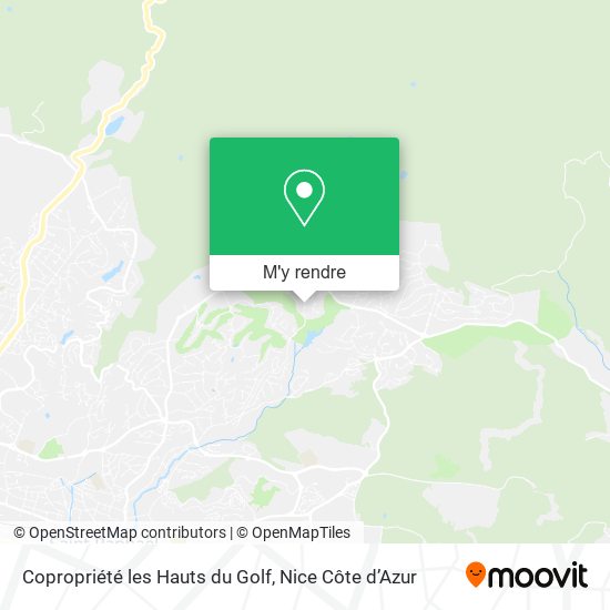 Copropriété les Hauts du Golf plan