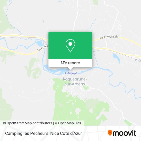 Camping les Pêcheurs plan