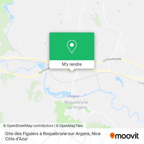 Gîte des Figuiers à Roquebrune-sur-Argens plan
