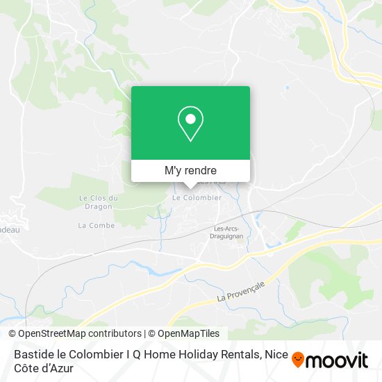 Bastide le Colombier I Q Home Holiday Rentals plan