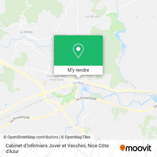 Cabinet d'Infirmiers Jover et Vecchini plan