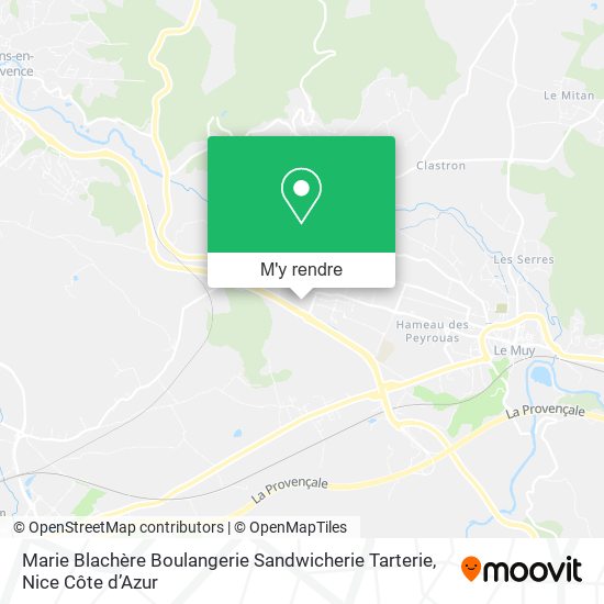 Marie Blachère Boulangerie Sandwicherie Tarterie plan