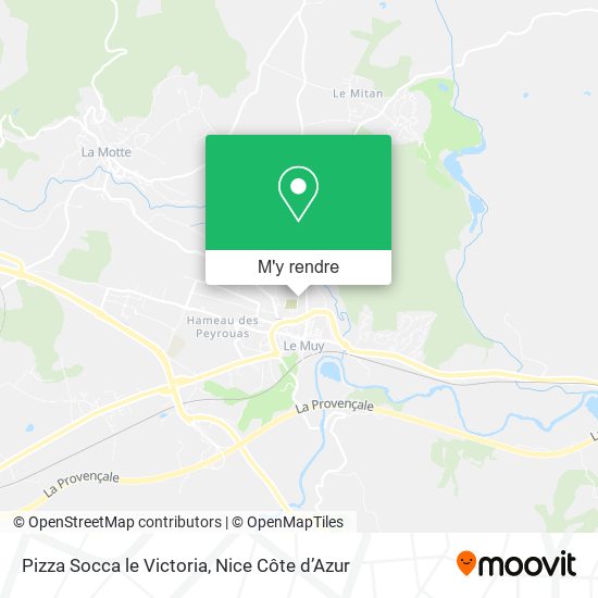 Pizza Socca le Victoria plan