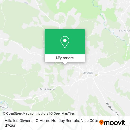 Villa les Oliviers I Q Home Holiday Rentals plan