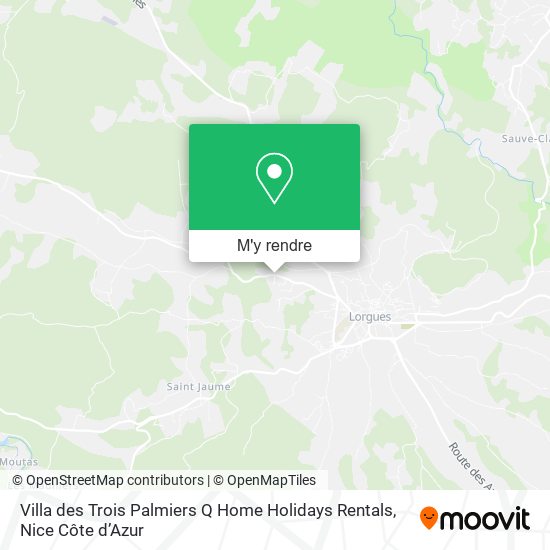 Villa des Trois Palmiers Q Home Holidays Rentals plan