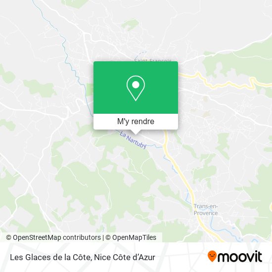 Les Glaces de la Côte plan