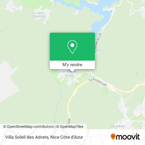 Villa Soleil des Adrets plan