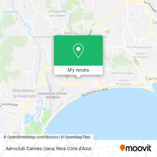 Aéroclub Cannes Uaca plan