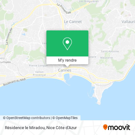 Résidence le Miradou plan