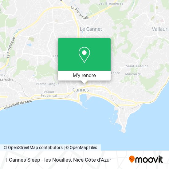 I Cannes Sleep - les Noailles plan