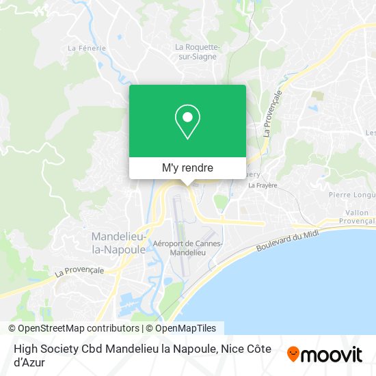 High Society Cbd Mandelieu la Napoule plan
