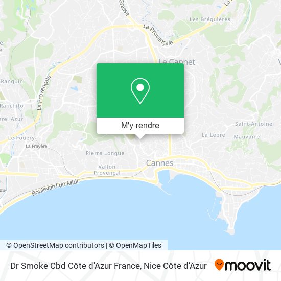 Dr Smoke Cbd Côte d'Azur France plan