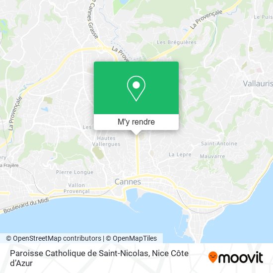 Paroisse Catholique de Saint-Nicolas plan