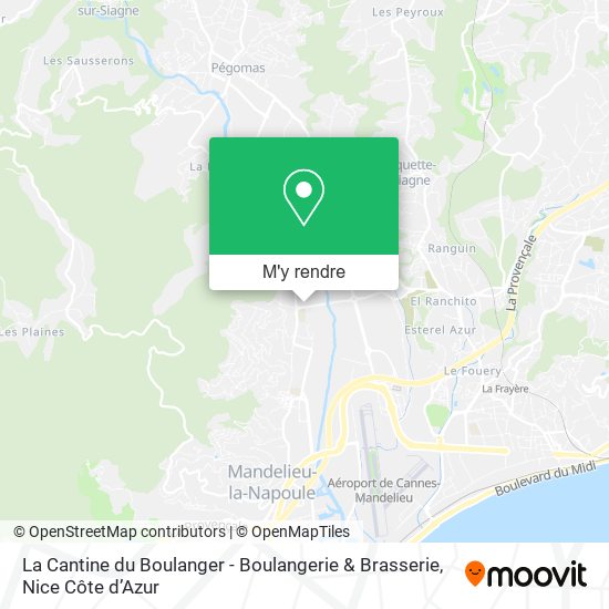 La Cantine du Boulanger - Boulangerie & Brasserie plan