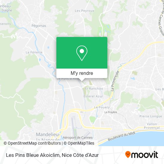 Les Pins Bleue Akoiclim plan