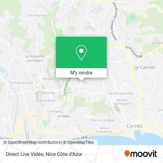 Direct Live Vidéo plan