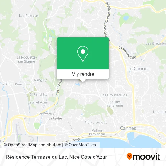 Résidence Terrasse du Lac plan