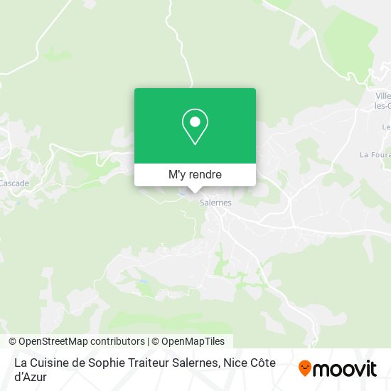 La Cuisine de Sophie Traiteur Salernes plan