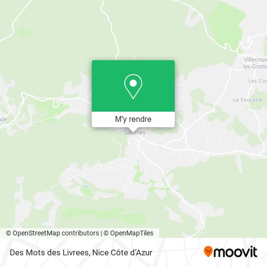 Des Mots des Livrees plan