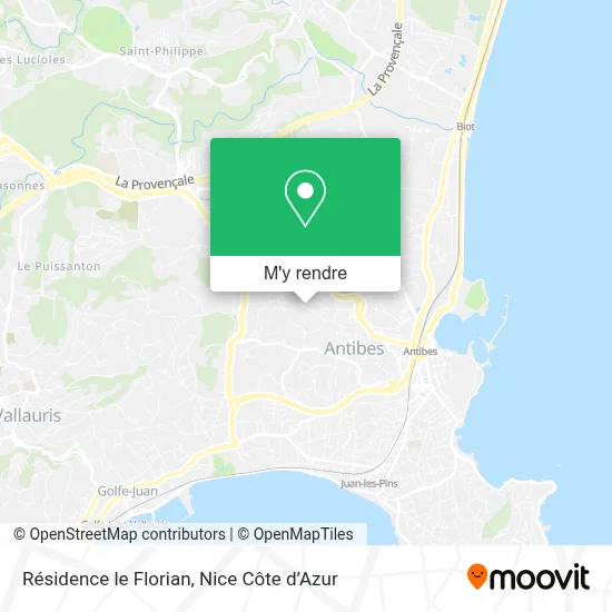 Résidence le Florian plan