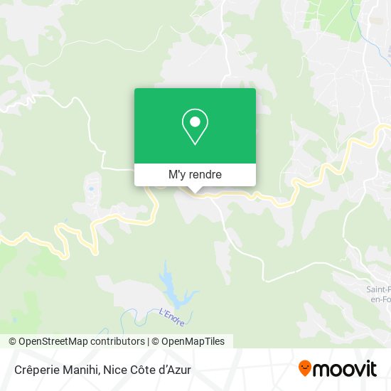 Crêperie Manihi plan