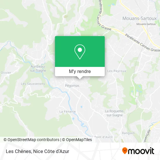 Les Chênes plan