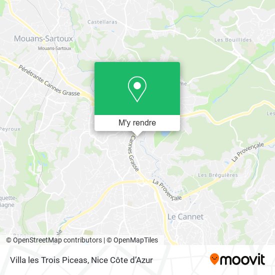Villa les Trois Piceas plan