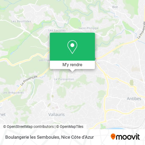 Boulangerie les Semboules plan