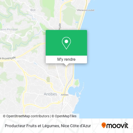 Producteur Fruits et Légumes plan