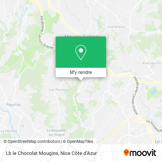 Lb le Chocolat Mougins plan