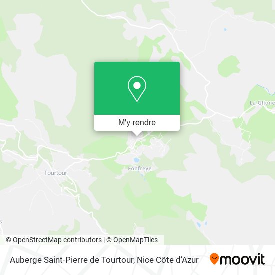 Auberge Saint-Pierre de Tourtour plan