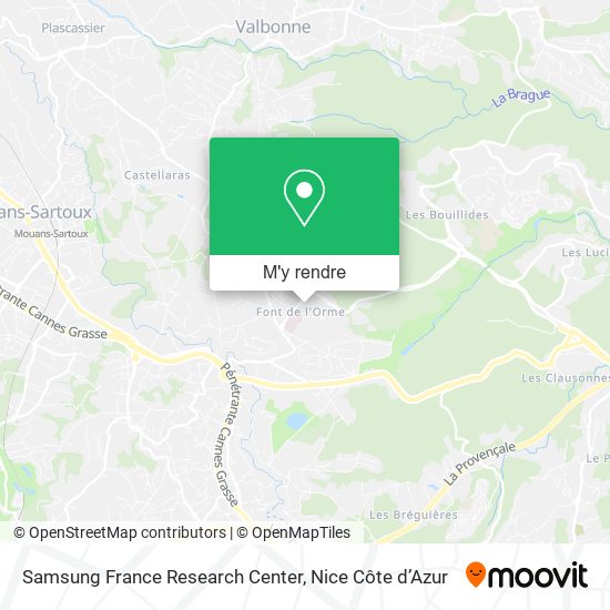 Samsung France Research Center plan