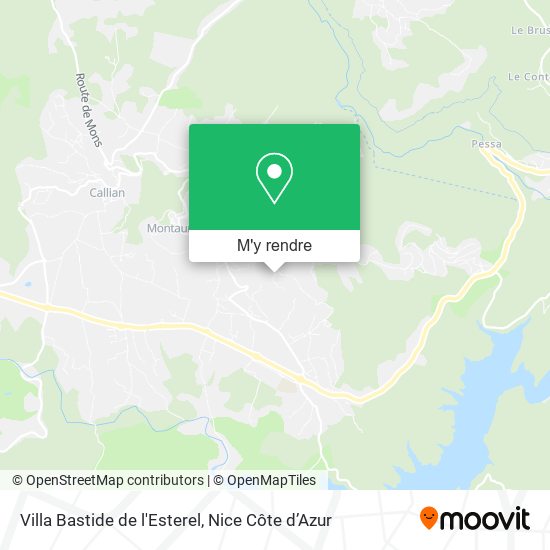 Villa Bastide de l'Esterel plan