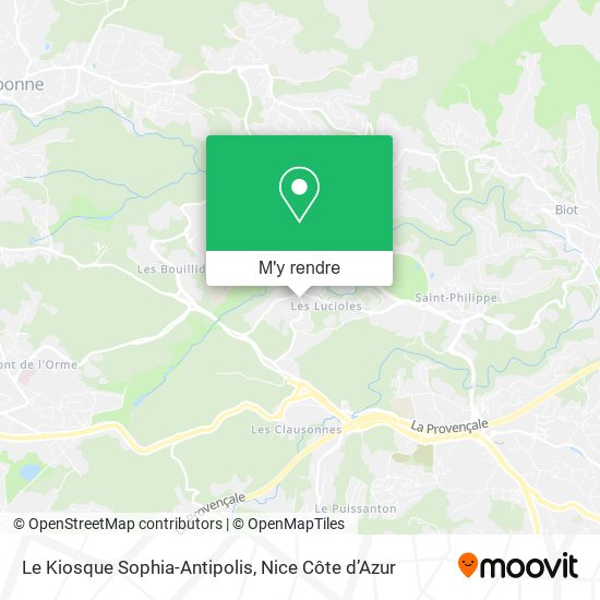 Le Kiosque Sophia-Antipolis plan