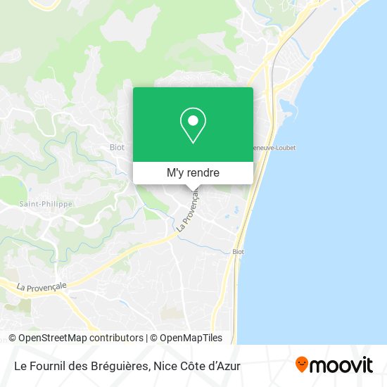 Le Fournil des Bréguières plan