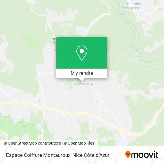 Espace Coiffure Montauroux plan